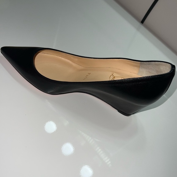 Christian Louboutin Pipina 55 Shinny in Black - Picture 8 of 12